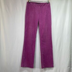 🪐 Ralph Lauren bright pink orchid corduroy flat front trousers